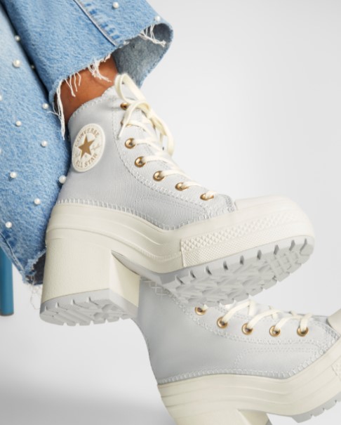 【Converse】De Luxe Heel Platform Crafted Stitching